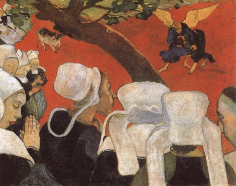 Paul Gauguin Jacob Wrestling with the Angel China oil painting art